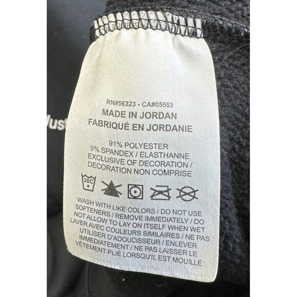 Nike Pullover Hoodie Womens Small Black Swoosh Logo Therma Fit Sweatshirt DD6464 - Picture 5 of 9